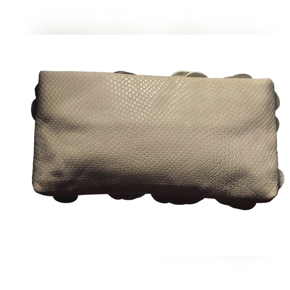 Ann Taylor Toupe, gray clutch - Picture 2 of 5